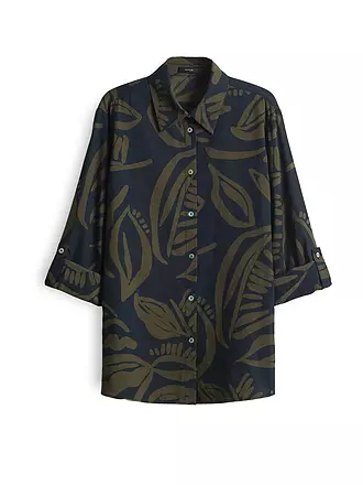 OPUS | Blusenshirt FUMINE TROPICAL | dunkelblau