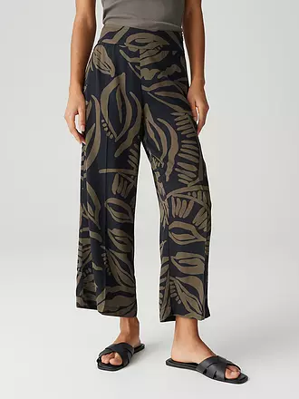 OPUS | Culotte MISHA TROPICAL | dunkelblau