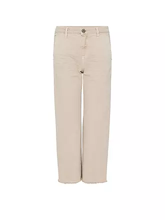 OPUS | Jeans Straight Fit Cropped | creme