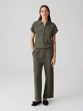 OPUS | Jumpsuit MELTI POLO | olive