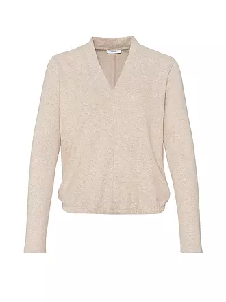 OPUS | Langarmshirt SANINA | beige