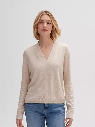 OPUS | Langarmshirt SANINA | beige