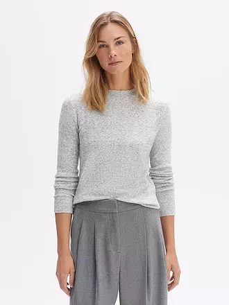 OPUS | Langarmshirt SNOWI | grau