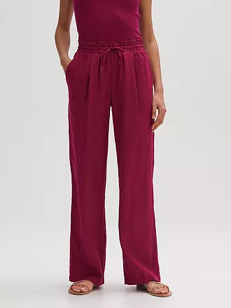 OPUS | Leinenhose MAROU | petrol