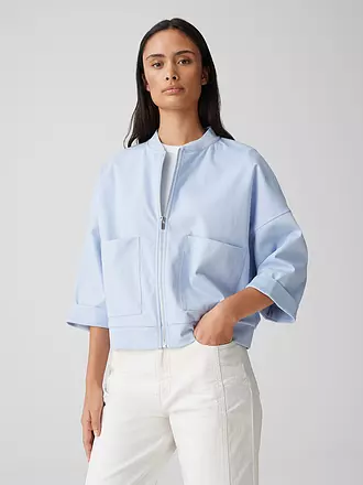 OPUS | Sweatjacke GOPTA | hellblau
