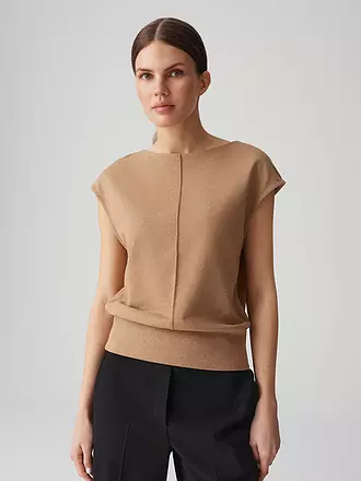 OPUS | T-Shirt SIESA | hellbraun