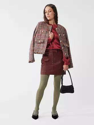 OROBLU | Strumpfhose ALL COLORS 50 Den wool | dunkelrot