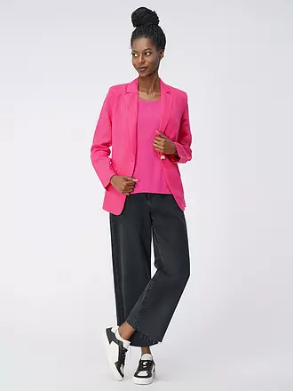 OUÍ | Leinenblazer | dunkelblau