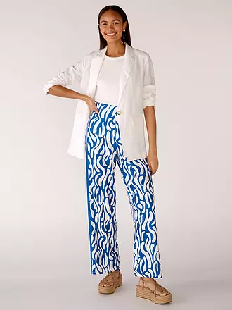 OUÍ | Marlenehose | blau
