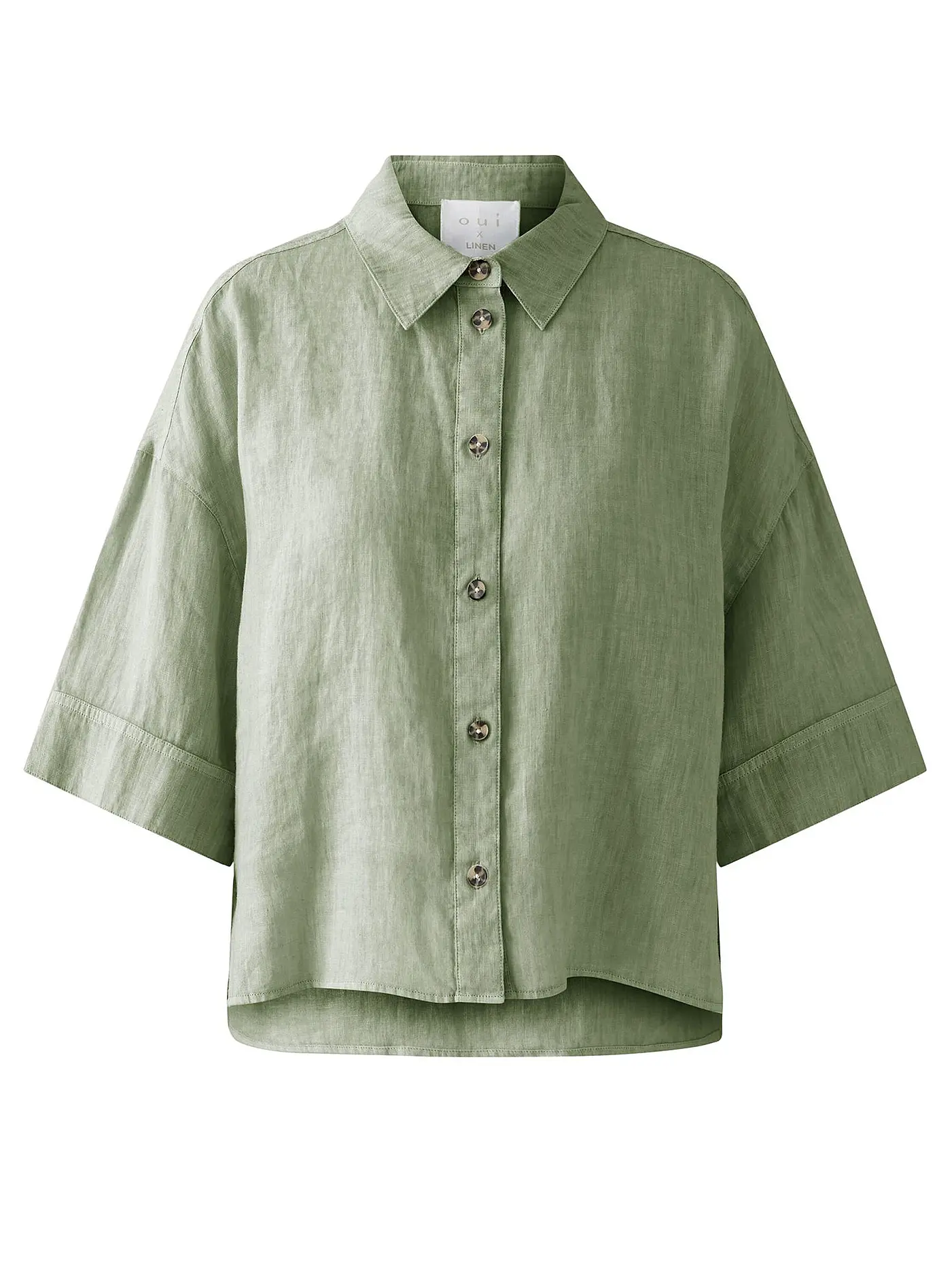 OUÍ | Bluse | olive