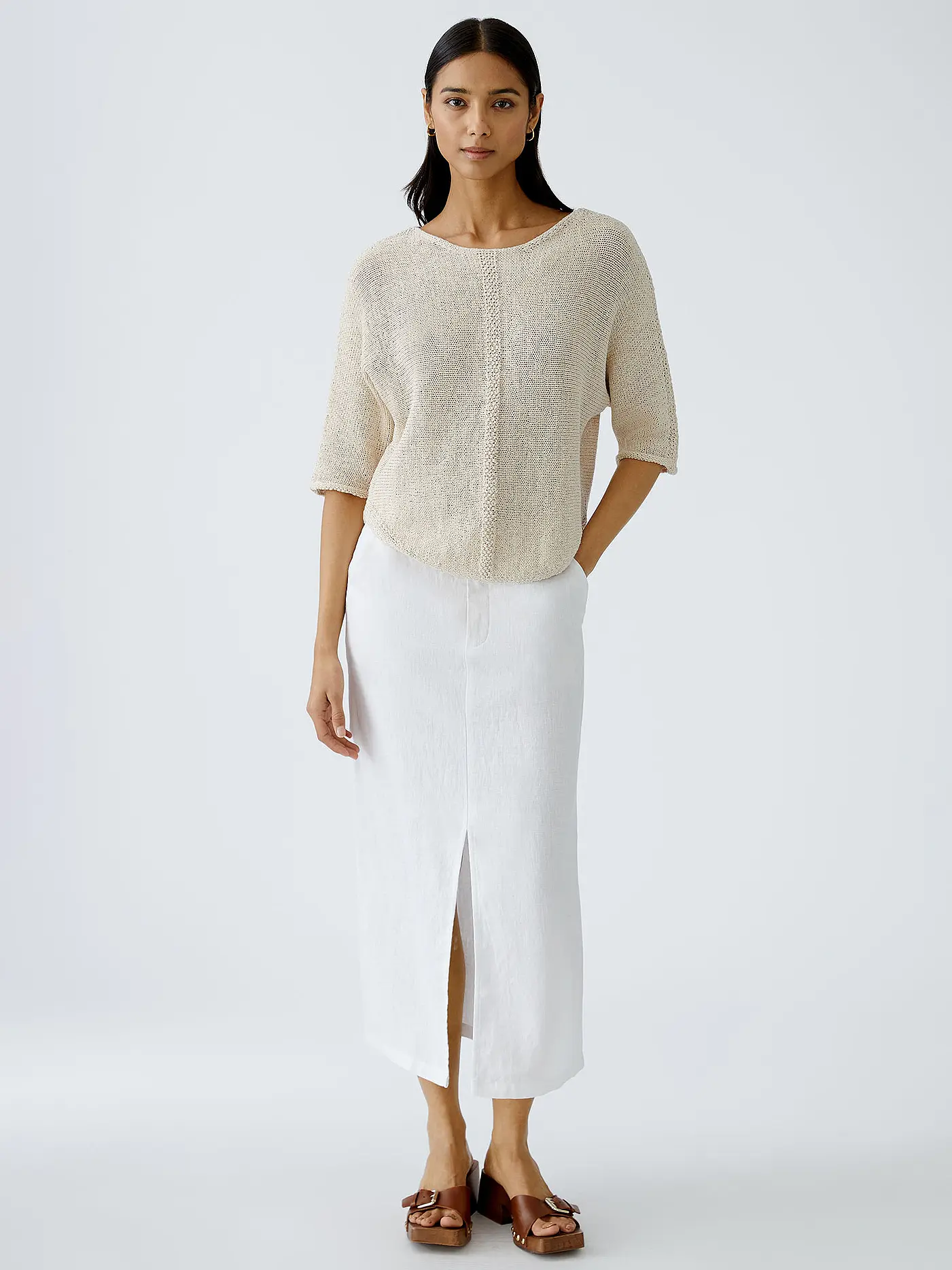 OUÍ | Pullover | creme