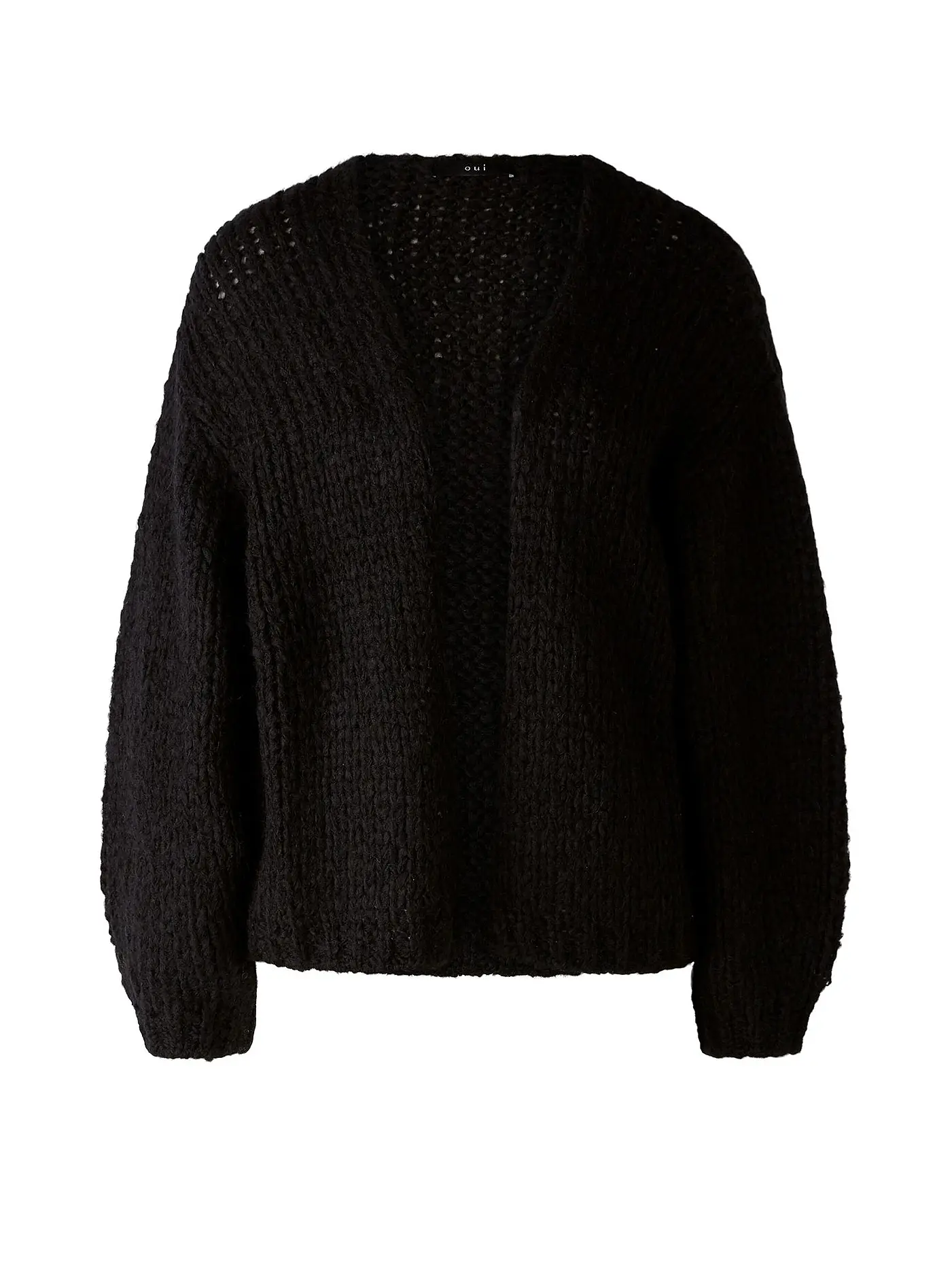 OUÍ | Strickjacke | schwarz