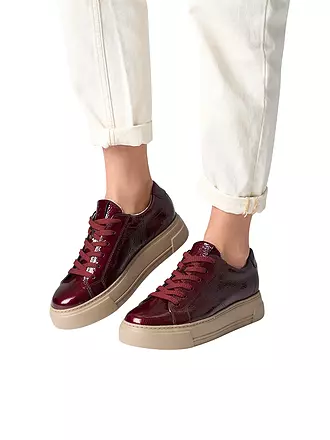 PAUL GREEN | Sneaker | dunkelrot