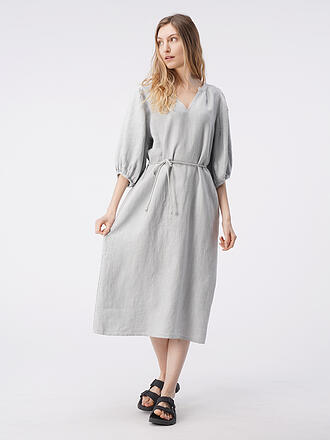 PENN&INK | Leinenkleid | grau