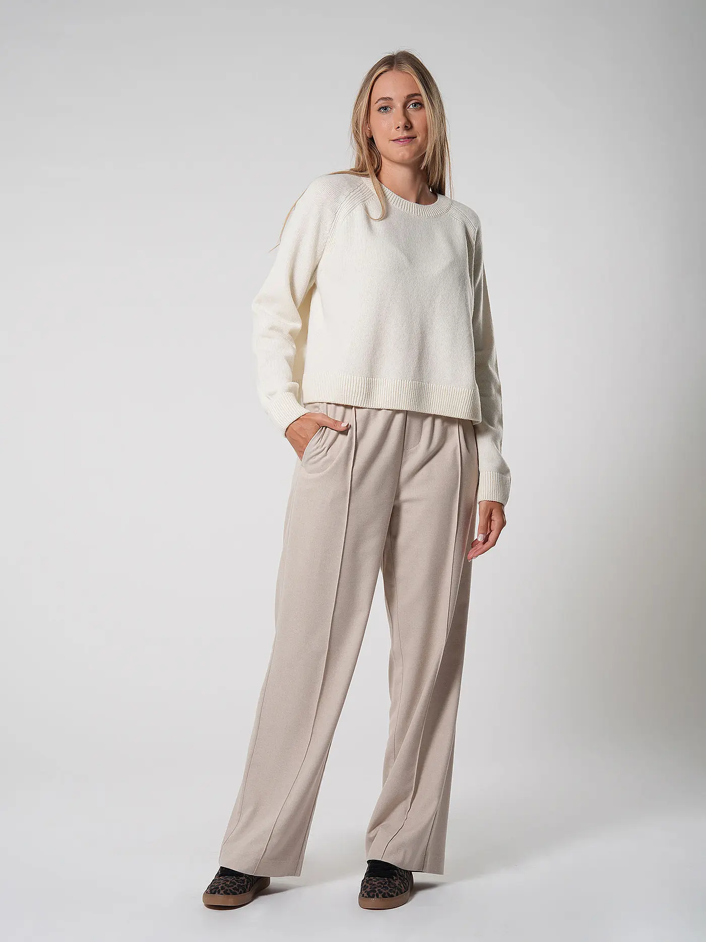 PENN&INK | Marlenehose | beige