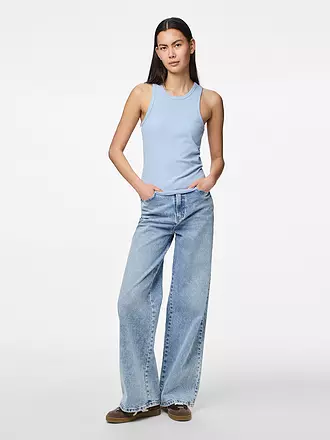 PIECES | Top PCRUKA | hellblau