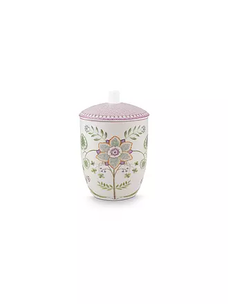PIP STUDIO | Dose mit Deckel  LILY & LOTUS 1,5l Light Green | lila