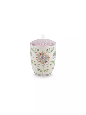 PIP STUDIO | Dose mit Deckel  LILY & LOTUS 1,5l Light Green | lila