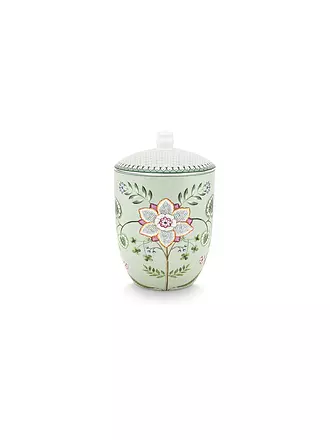 PIP STUDIO | Dose mit Deckel  LILY & LOTUS 1,5l Light Green | lila