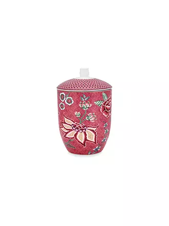 PIP STUDIO | Dose mit Deckel 1,5l FLOWER FESTIVAL Light Blue | beere