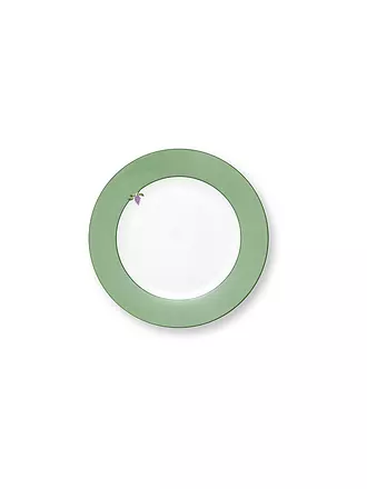PIP STUDIO | Frühstücksteller groß LILY & LOTUS 23cm Uni Light Green | lila