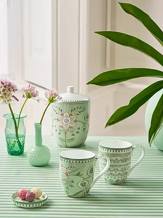 PIP STUDIO | Henkelbecher 2er Set XLarge LILY & LOTUS 450ml | hellgrün