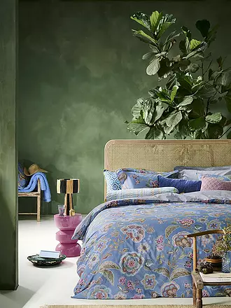 PIP STUDIO | Perkal Bettwäsche MATATA 70x90cm / 140x200cm Blau | grün