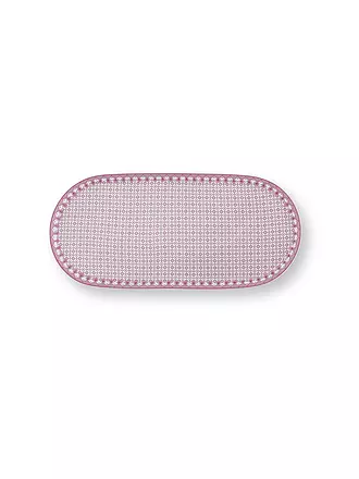 PIP STUDIO | Platte klein  LILY & LOTUS 25x12cm Tiles Light Gr. | lila