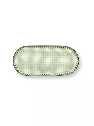 PIP STUDIO | Platte klein  LILY & LOTUS 25x12cm Tiles Light Gr. | lila