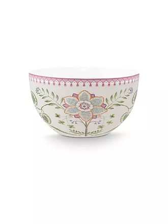 PIP STUDIO | Schale LILY & LOTUS 18cm Off White | hellgrün