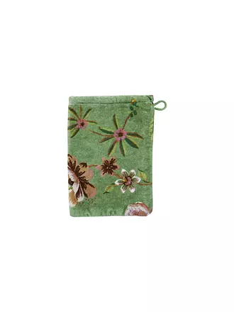 PIP STUDIO | Waschhandschuh 16x22cm SECRET GARDEN Green | hellblau