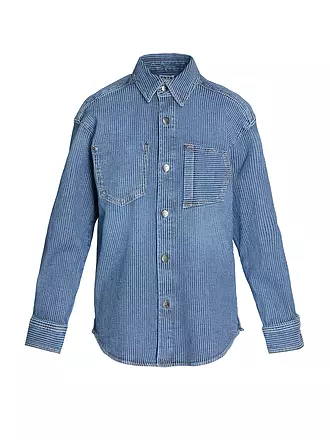 PNTS | Jeansbluse 27_THE SUIT UP | dunkelblau