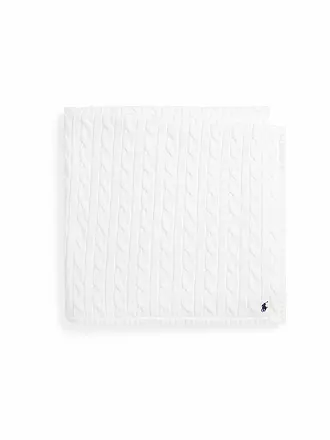 POLO RALPH LAUREN | Baby Strickdecke | weiss