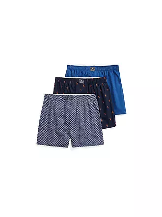 POLO RALPH LAUREN | Boxershorts 3er Pkg wht tile ryl tile black | olive