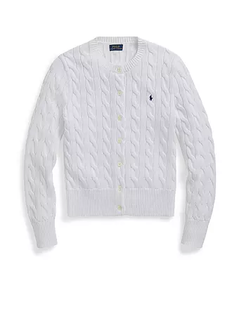 POLO RALPH LAUREN | Cardigan Slim Fit | weiss