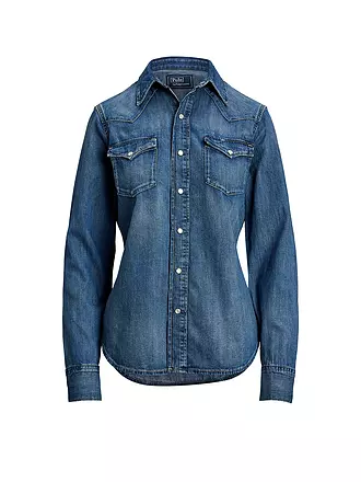 POLO RALPH LAUREN | Jeansbluse | blau
