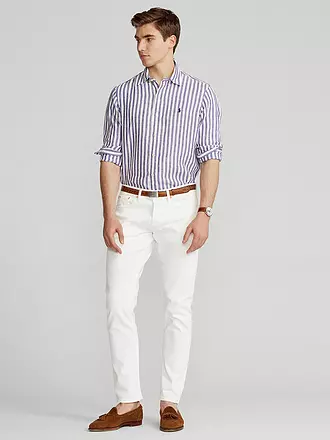 POLO RALPH LAUREN | Leinenhemd Custom Fit | blau
