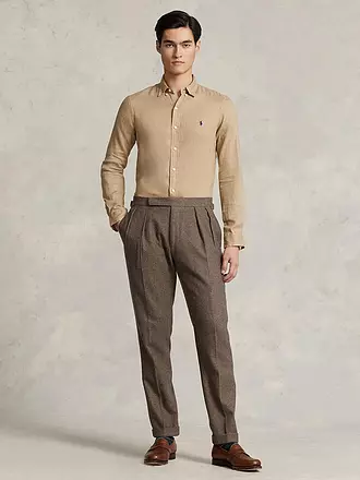 POLO RALPH LAUREN | Leinenhemd | olive