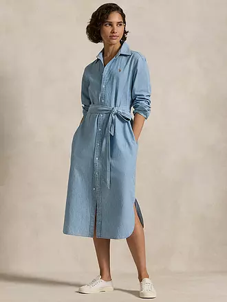 POLO RALPH LAUREN | Midikleid | blau