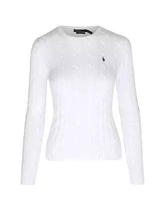 POLO RALPH LAUREN | Pullover Slim Fit JULIANNA | weiss