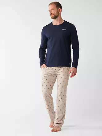 POLO RALPH LAUREN | Pyjama Langarmshirt | weiss