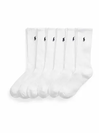 POLO RALPH LAUREN | Socken 6er Pkg. white | bunt