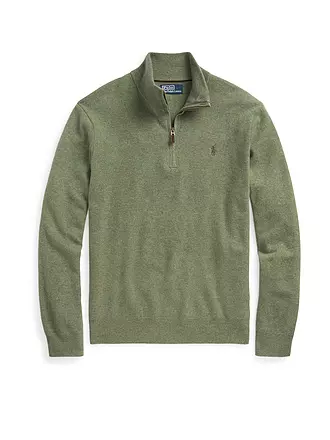 POLO RALPH LAUREN | Troyer Pullover Regular Fit | olive