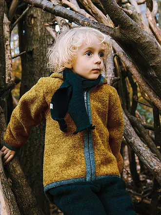 POPOLINI | Baby Wollwalk Jacke | gelb