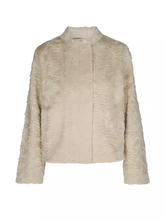 PRIDE TO BE | Jacke in Felloptik DANJA | beige
