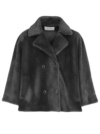 PRIDE TO BE | Jacke in Felloptik DOLORES | grau