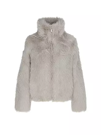 PRIDE TO BE | Jacke in Felloptik NEW XANA FAKE TOSCANA | grau