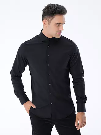 PROFUOMO | Hemd Slim Fit | schwarz