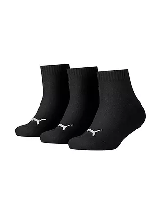 PUMA | Jungen Sneakersocken Quarter 3er Pkg black | blau