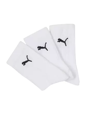 PUMA | Kinder Sportsocken 3er Pkg grey white blac | weiss